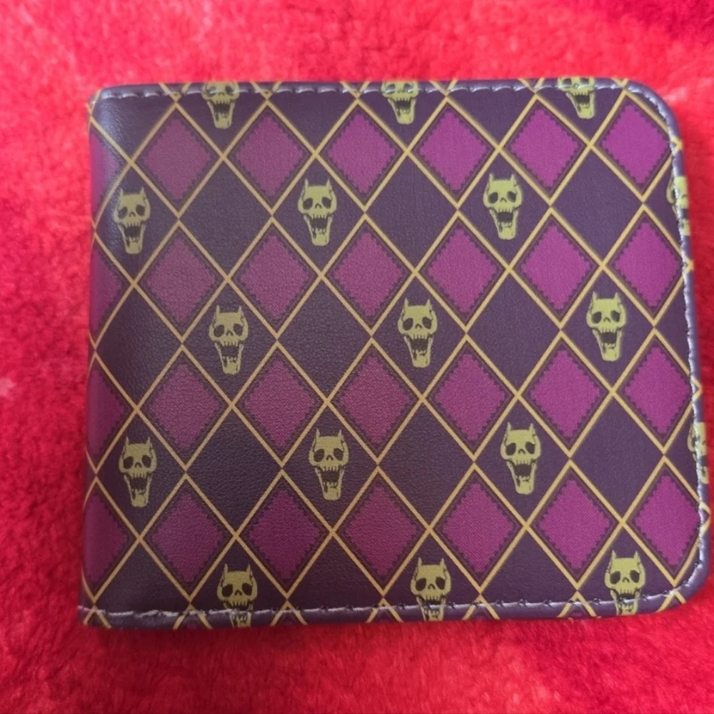 New jojos bizarre anime manga leather wallet